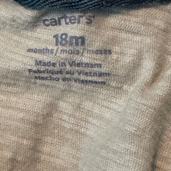 Carter's Light green dinosaur one piece zip up Baby 18 month - Picture 5 of 6